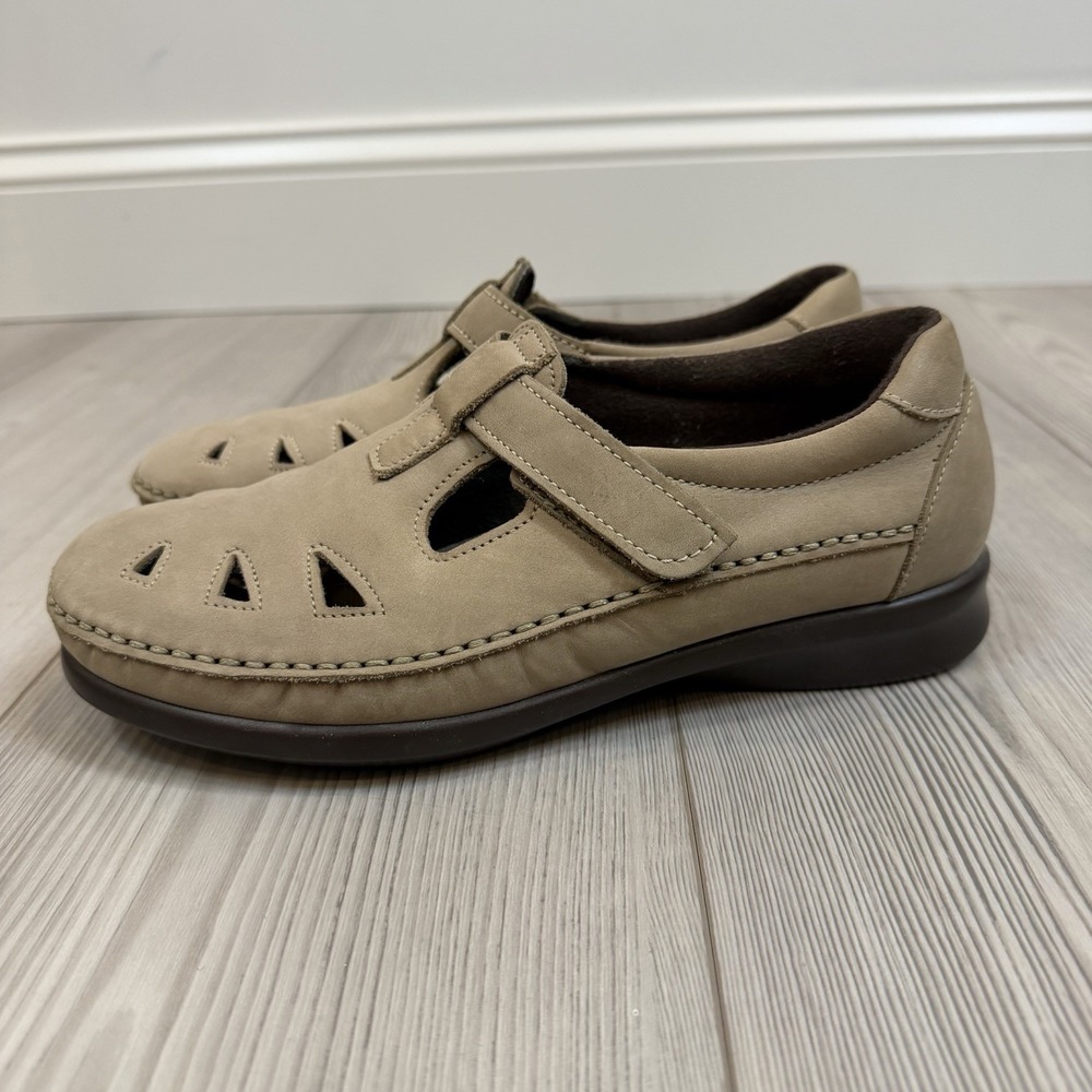 SAS Roamer Sage 8 WW Women's Shoes Beige‎ Adjustable Tripad Comfort